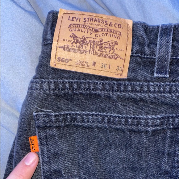 Vintage Levi’s Orange Tab Black Jeans - Picture 2 of 4